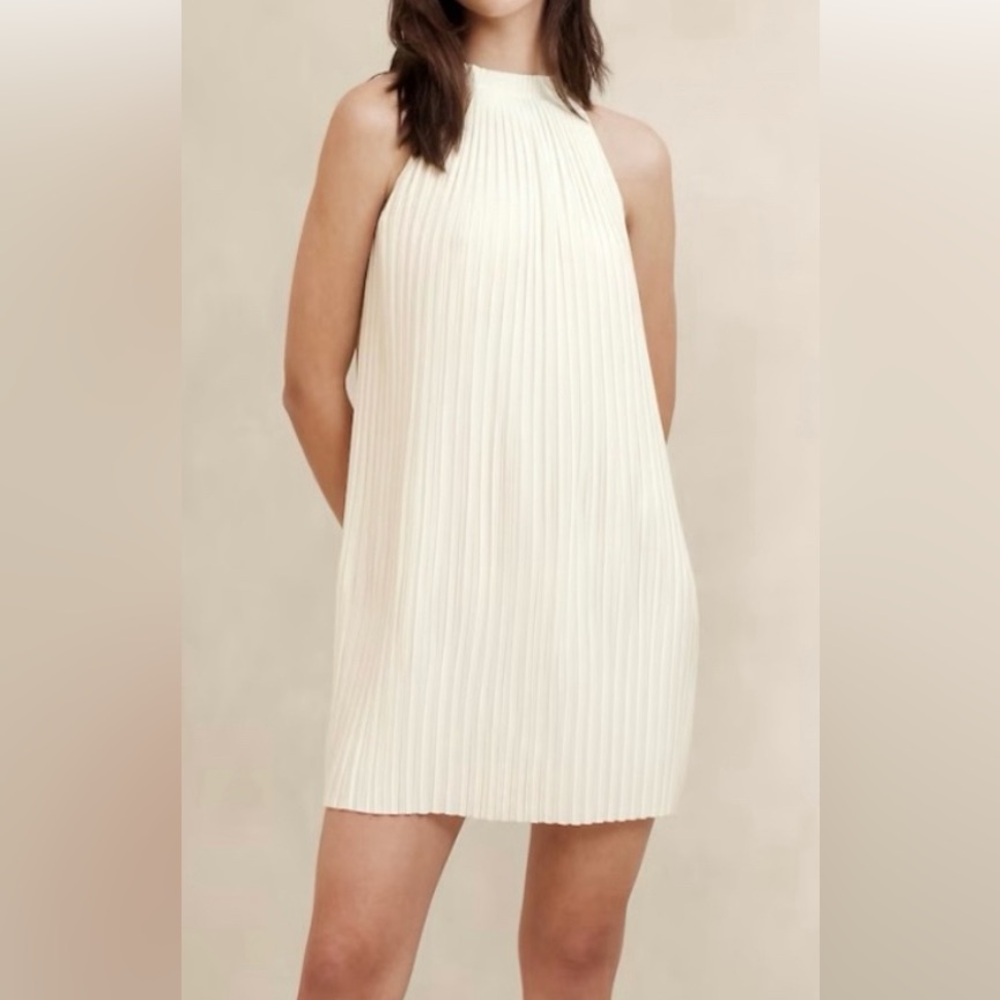 Banana Republic Pleated Mini Dress
